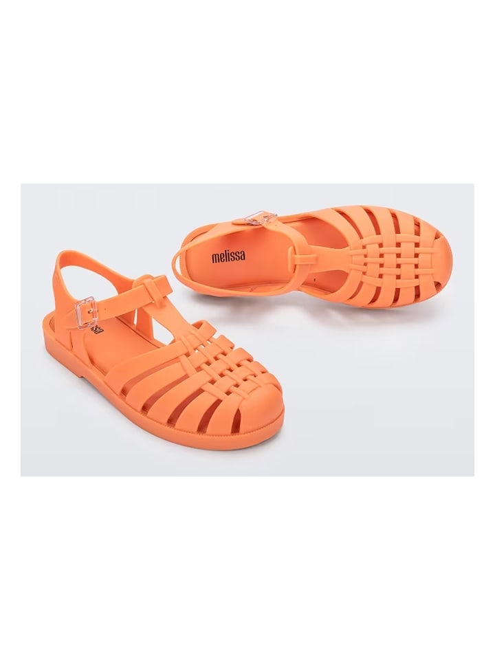 Melissa Półsandały w kolorze pomarańczowym rozmiar: 37