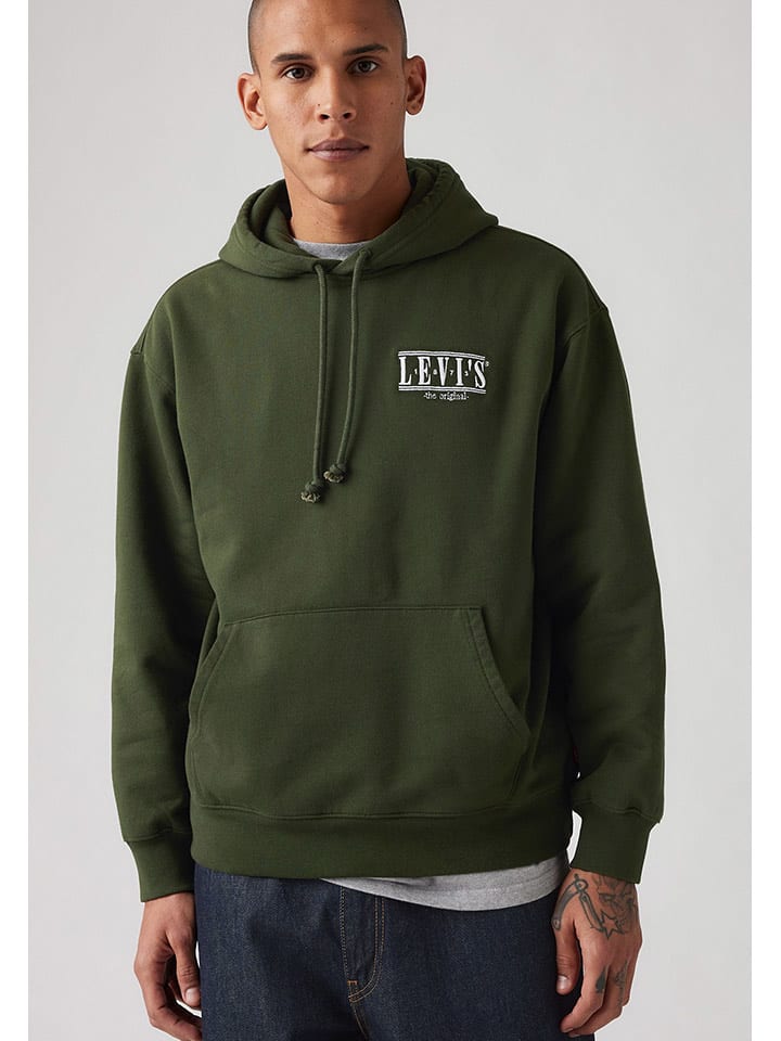 Levi's Bluza w kolorze ciemnozielonym rozmiar: XS