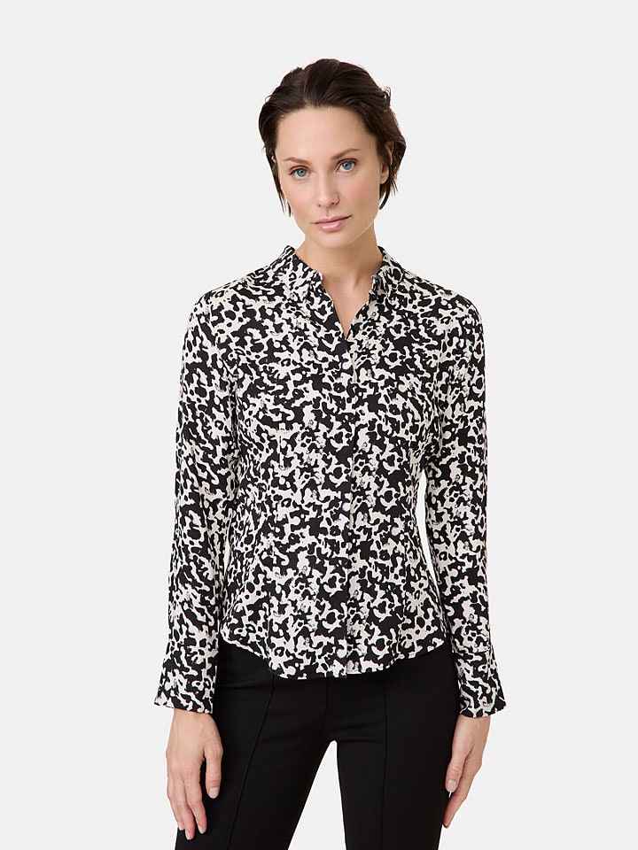 TAIFUN Koszula w kolorze czarno-białym rozmiar: 40