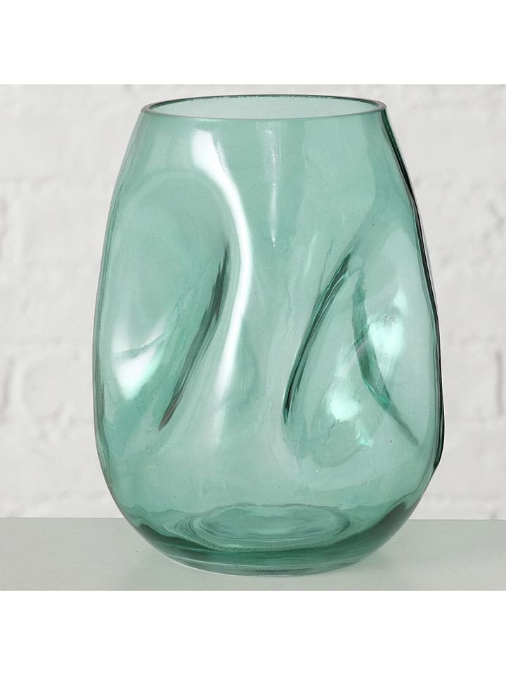 Boltze Wazon "Lojin" w kolorze turkusowym - wys. 17,3 x Ø 14 cm rozmiar: onesize