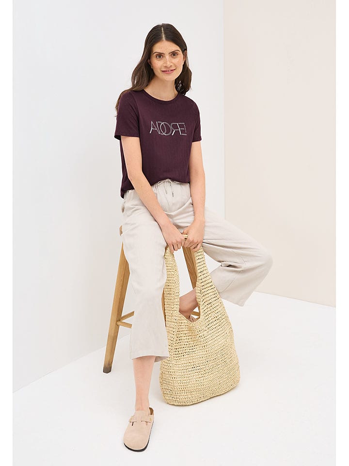 Cecil Koszulka w kolorze ciemnofioletowym rozmiar: S