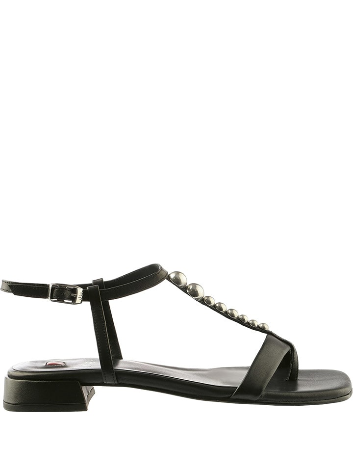 Högl Skórzane sandały w kolorze czarnym rozmiar: 41,5