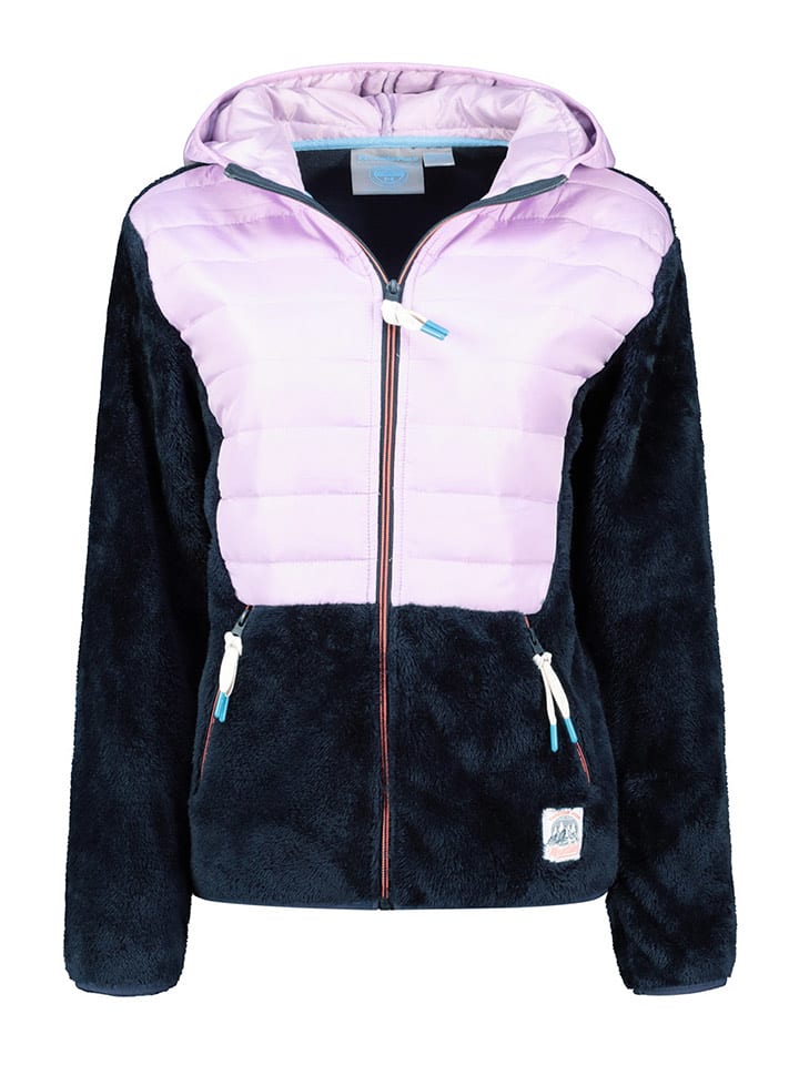 Canadian Peak Kurtka polarowa "Typologieak" w kolorze granatowo-lawendowym rozmiar: XL