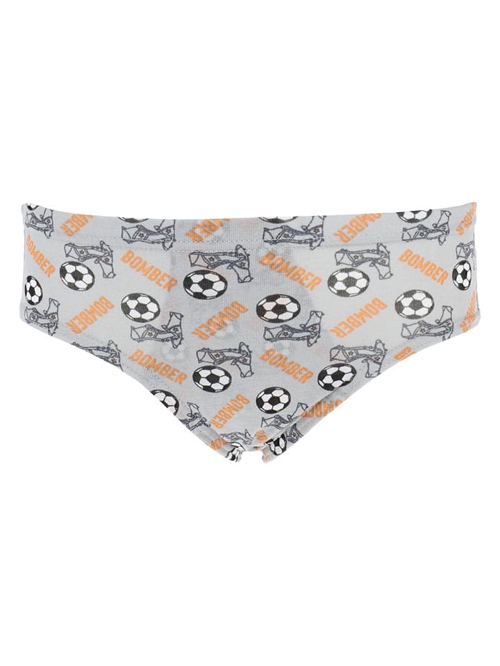 COTONELLA Bokserki (3 pary) w kolorze szaro-niebieskim rozmiar: 118