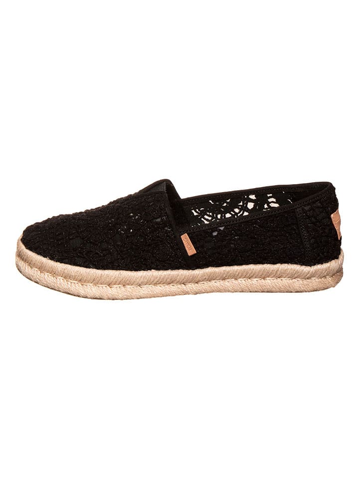 TOMS Espadryle w kolorze czarnym rozmiar: 37