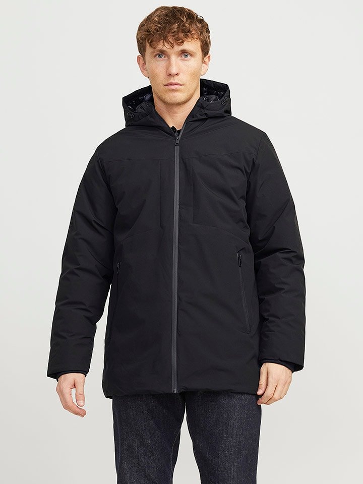 Jack & Jones Parka "Planet" w kolorze czarnym rozmiar: S