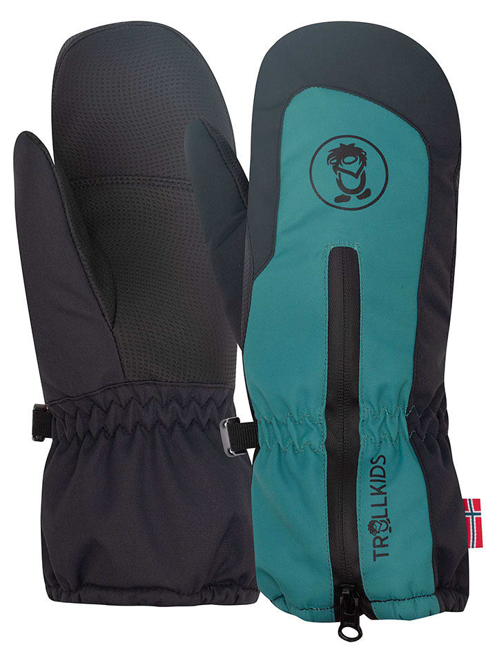 Trollkids Rękawiczki funkcyjne "Rauland" w kolorze morskim rozmiar: 3