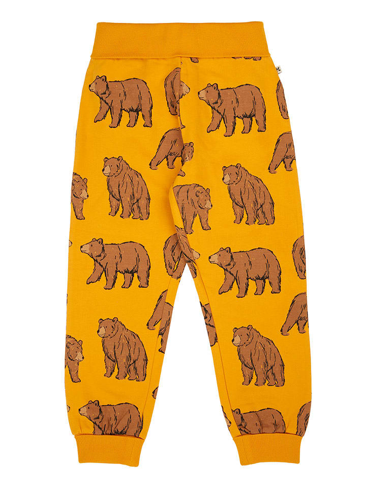 Frugi Spodnie dresowe "Parsnip" w kolorze żółtym rozmiar: 92/98