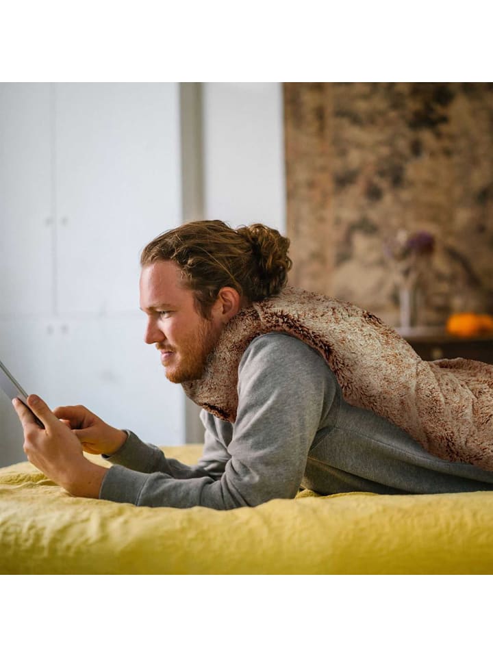 HYGGE Poduszka termiczna w kolorze beżowym - 37 x 28 cm rozmiar: onesize