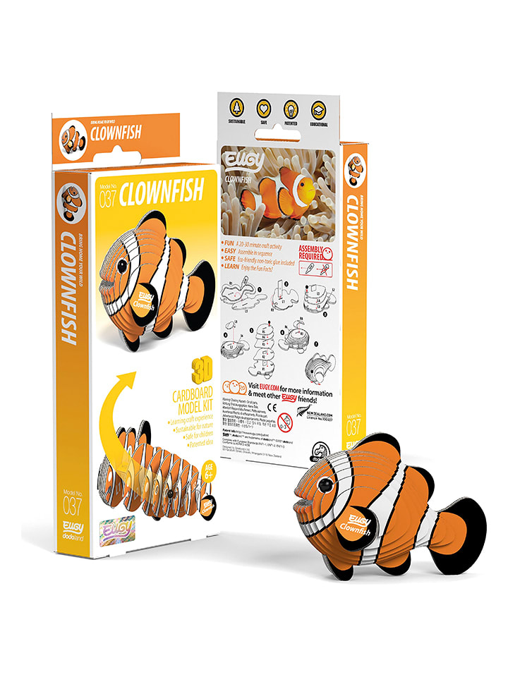 Eugy Zestaw 3D do majsterkowania "Clownfisch" - 6+ rozmiar: onesize