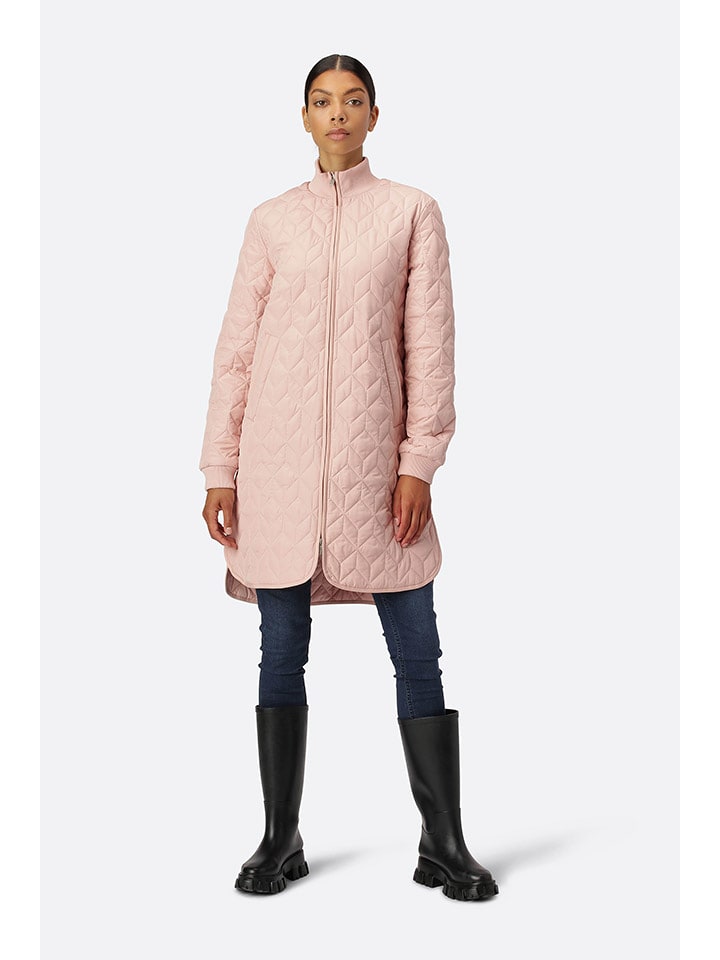 Ilse Jacobsen Płaszcz pikowany w kolorze jasnoróżowym rozmiar: 40