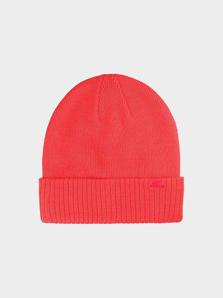 4F Czapka w kolorze czerwonym rozmiar: onesize