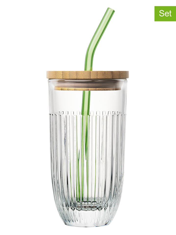 La Rochère France 4-częściowy zestaw "Ouessant" w kolorze jasnobrązowym - 430 ml rozmiar: onesize