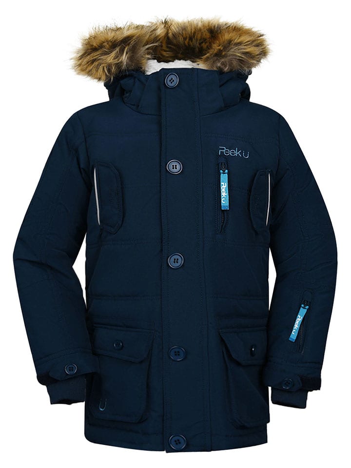 Peek U Kurtka zimowa "West" w kolorze granatowym rozmiar: 98