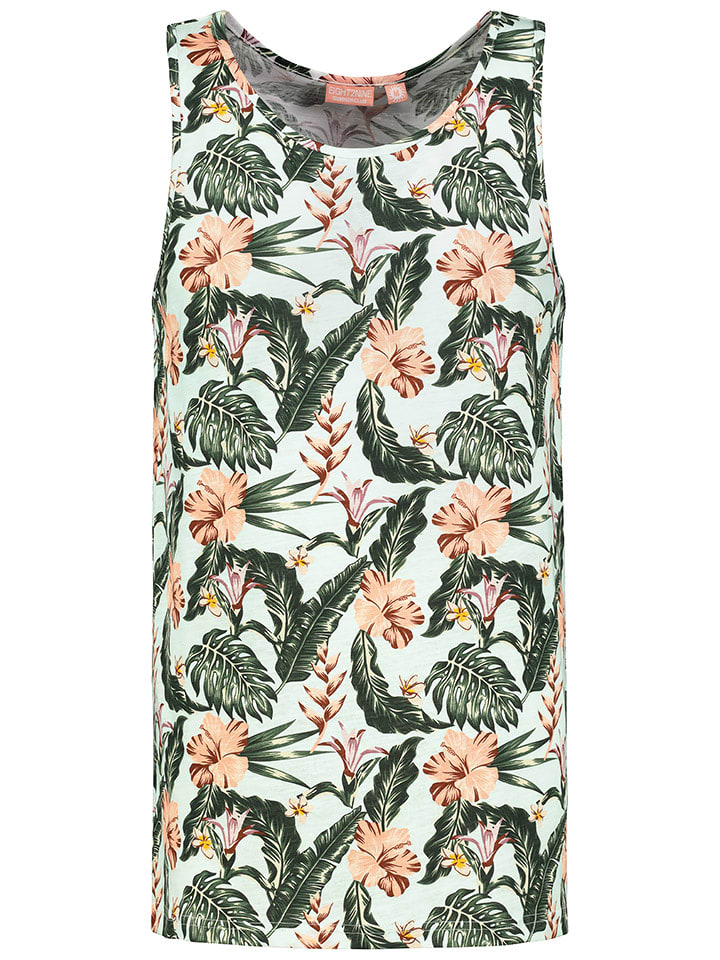 Eight2Nine Top w kolorze miętowo-zielono-pomarańczowym rozmiar: L