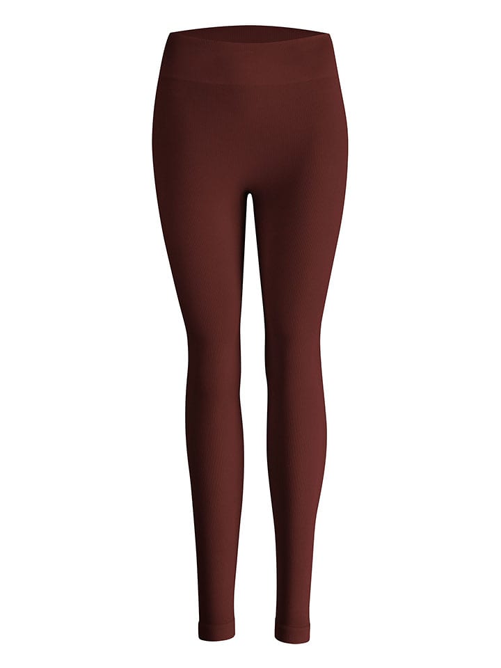 Nur Die Legginsy w kolorze ciemnobrązowym rozmiar: 36/38