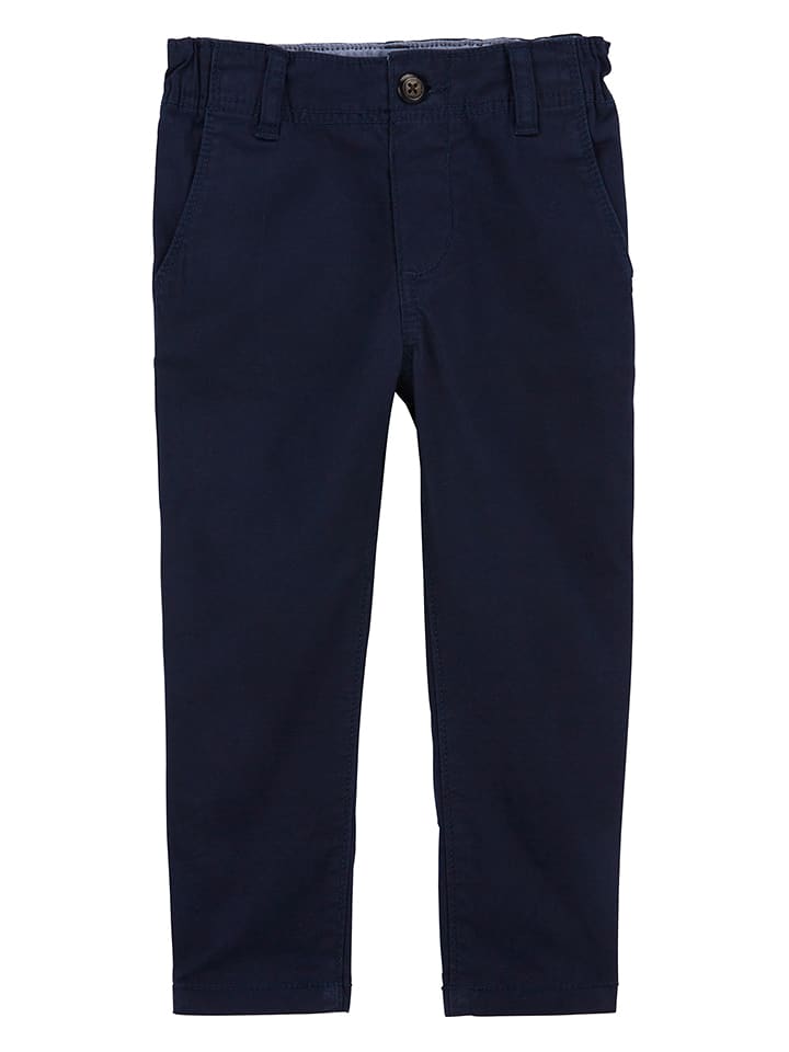 OshKosh Spodnie chino w kolorze granatowym rozmiar: 92