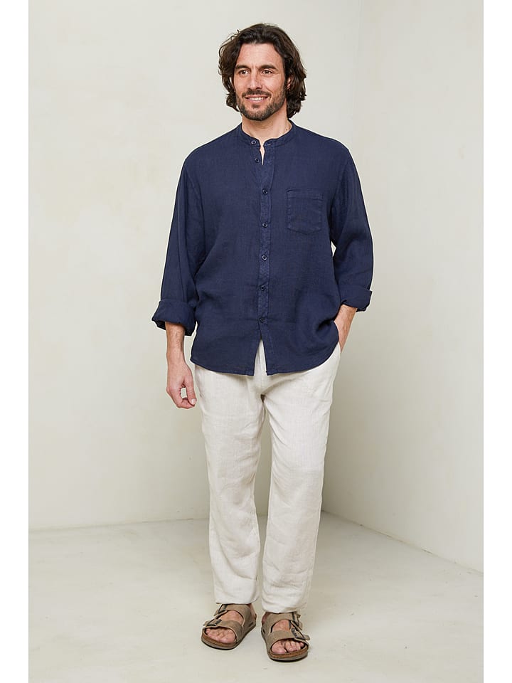 Lin Passion Koszula w kolorze granatowym rozmiar: L/XL
