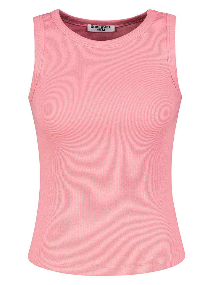 Sublevel Top w kolorze jasnoróżowym rozmiar: XS