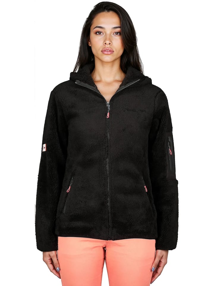 Canadian Peak Kurtka polarowa "Ulebeak" w kolorze czarnym rozmiar: XL