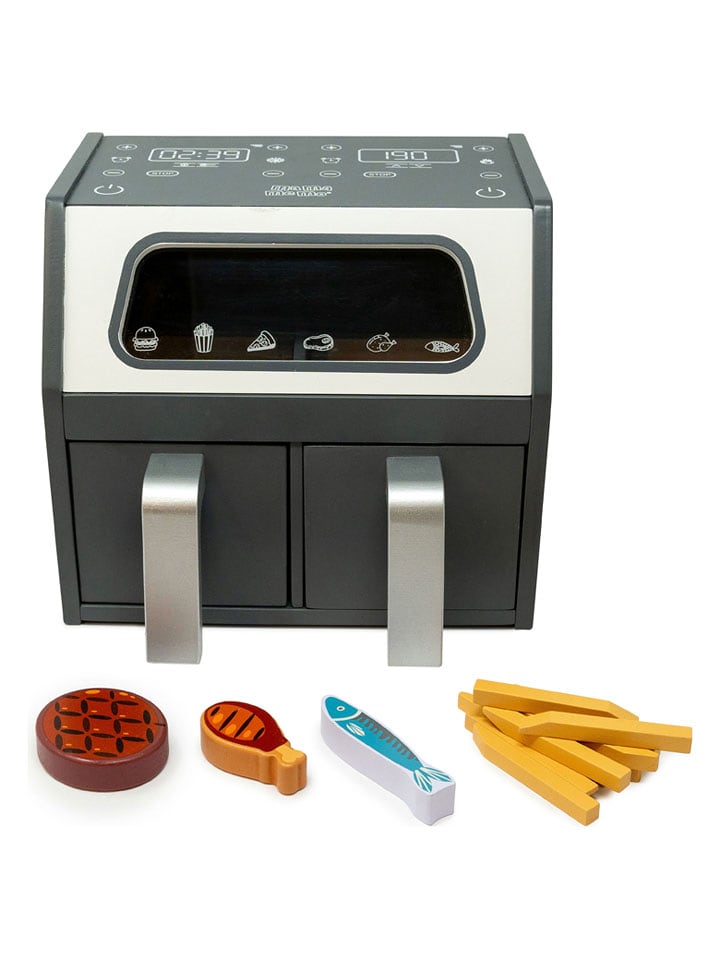 MAMAMEMO Frytkownica w kolorze czarnym - 3+ rozmiar: onesize