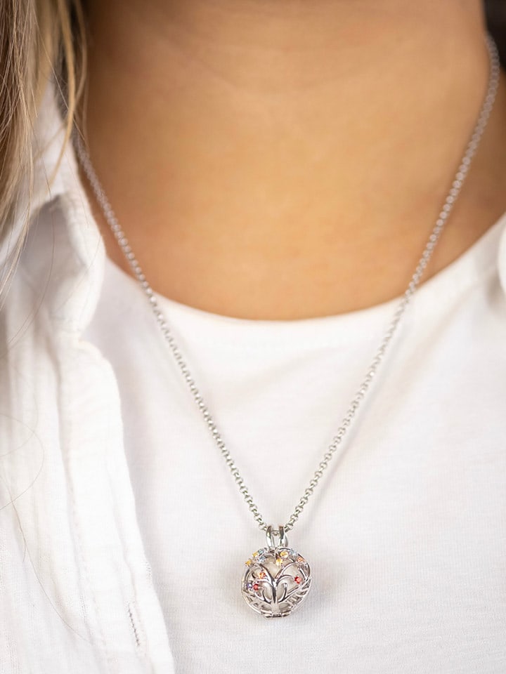 Engelsrufer Srebrna zawieszka "Bloom" z masą perłową i cyrkoniami rozmiar: onesize