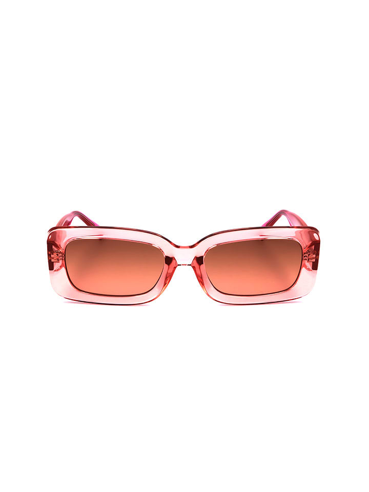 Pepe Jeans Damskie okulary przeciwsłoneczne w kolorze brązowo-jasnoróżowym rozmiar: 53