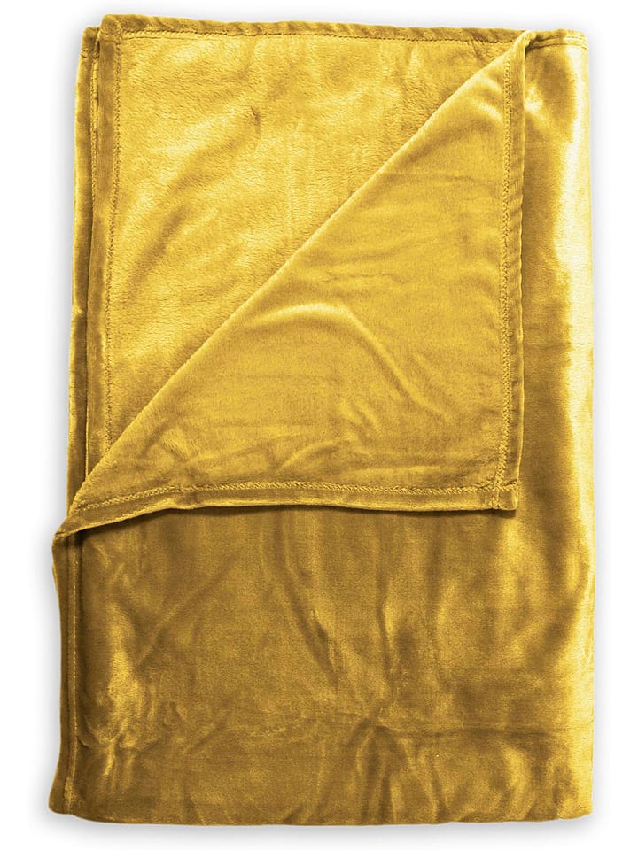 Zo!Home Pled "Cara" w kolorze złotym rozmiar: 140x200 cm