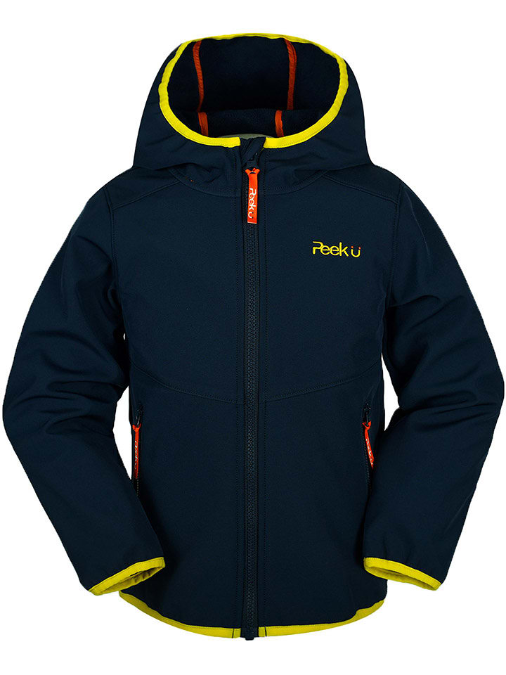 Peek U Kurtka softshellowa "Koa" w kolorze granatowym rozmiar: 140