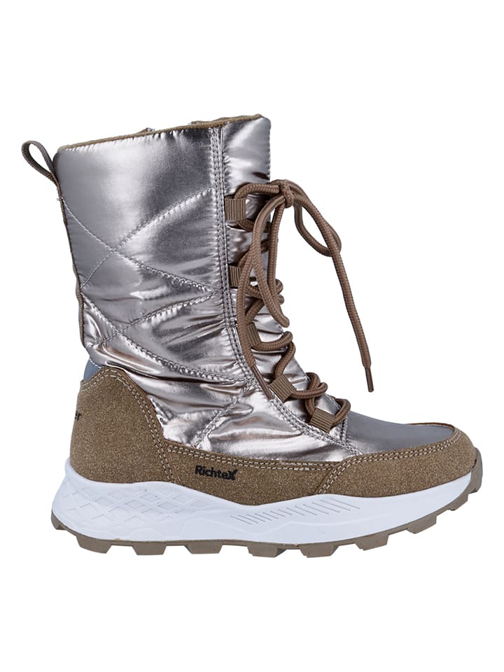 Richter Shoes Kozaki zimowe "Venture" w kolorze złoto-jasnobrązowym rozmiar: 39