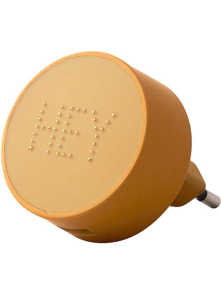 Design Letters Wtyczka ładowania "Pearls" w kolorze jasnobrązowym - Ø 4,5 cm rozmiar: onesize