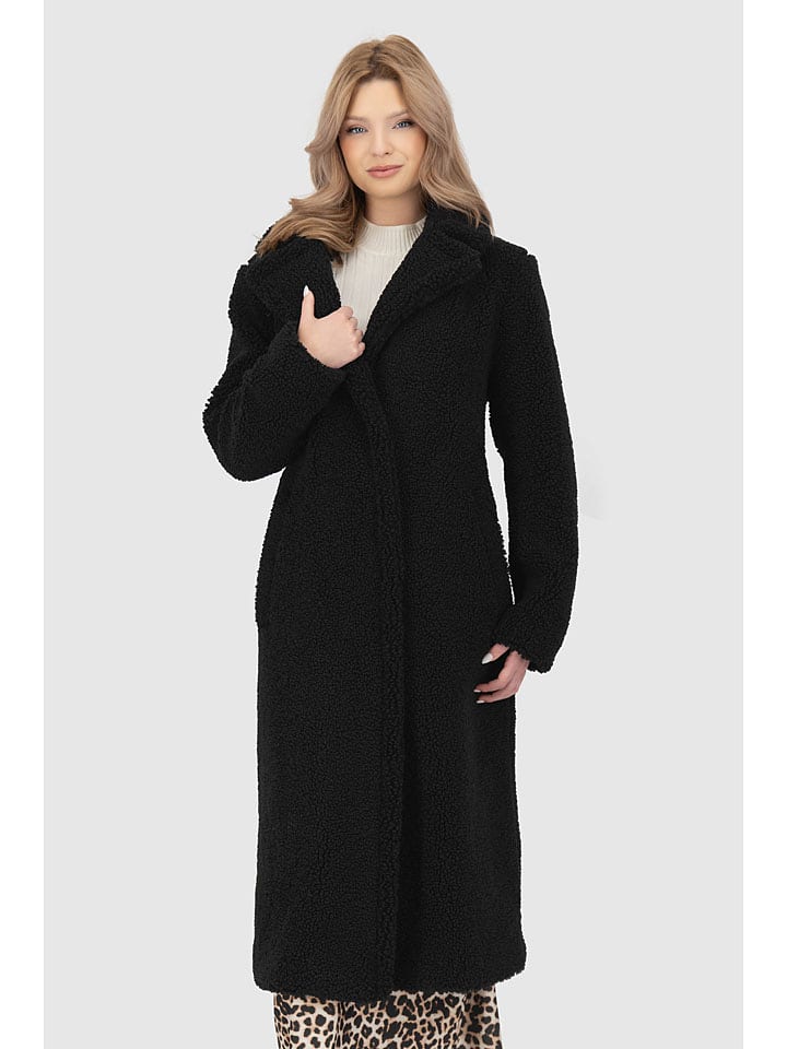 alife and kickin Płaszcz zimowy "HariAK" w kolorze czarnym rozmiar: XL