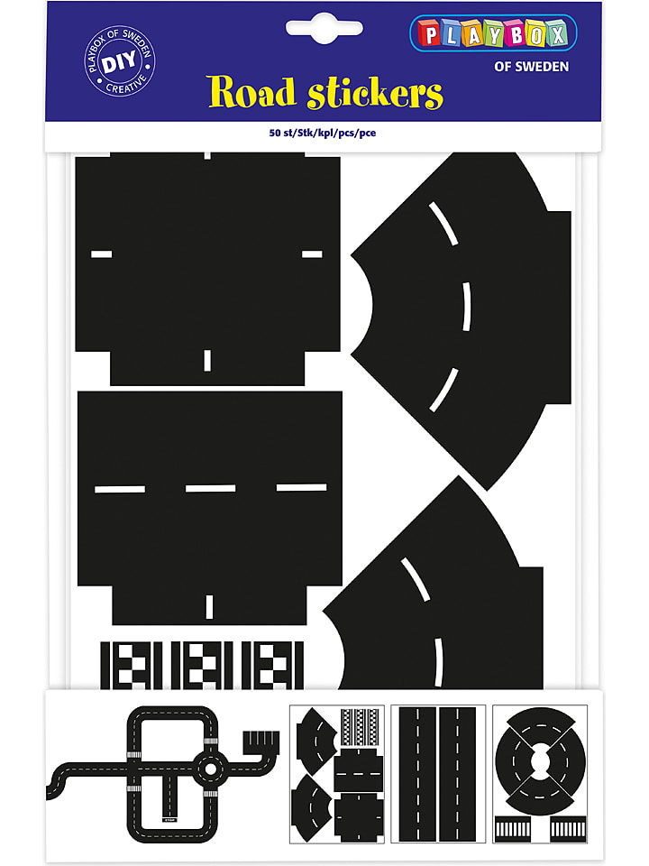 Playbox Naklejki w kolorze czarnym rozmiar: onesize