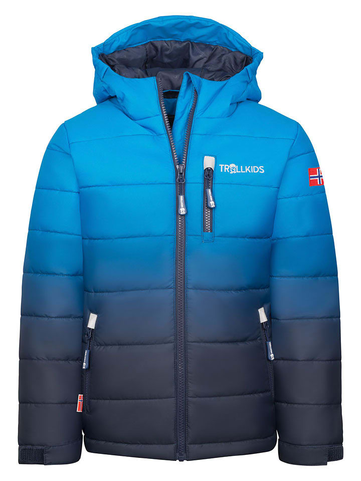 Trollkids Kurtka narciarska "Hemsedal" w kolorze niebiesko-granatowym rozmiar: 128
