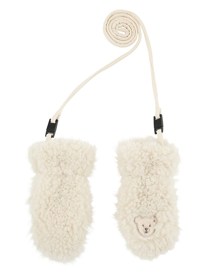 Steiff Rękawiczki w kolorze kremowym rozmiar: 50-62