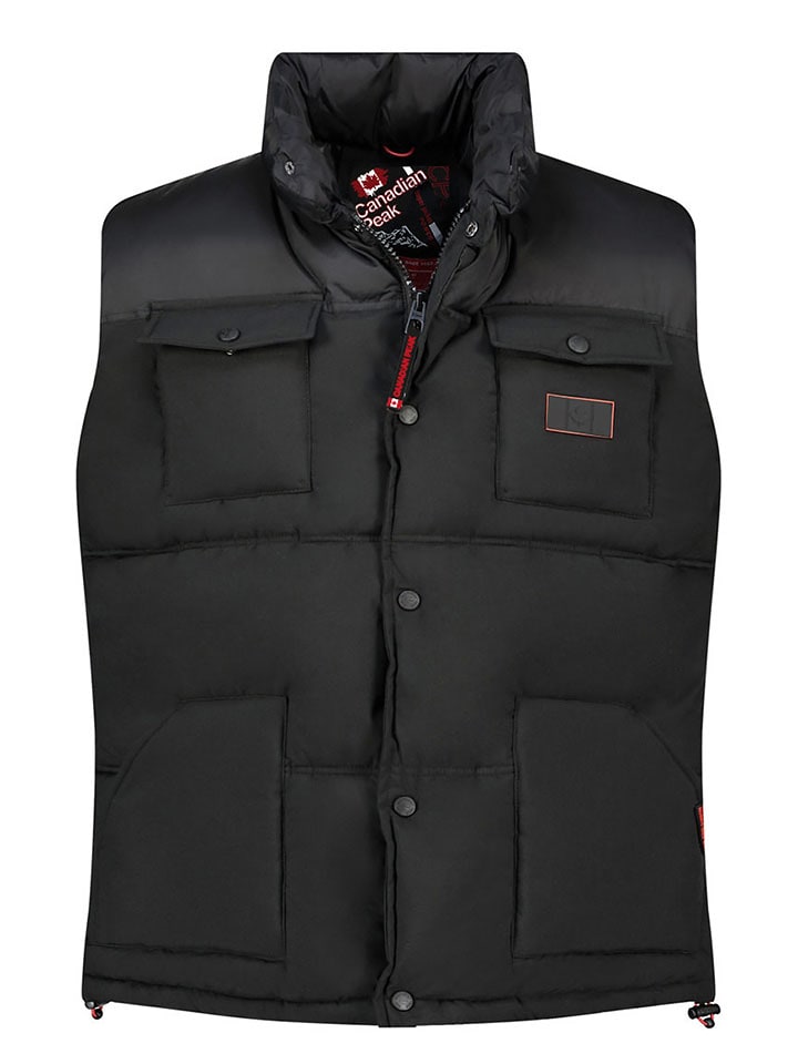 Canadian Peak Kamizelka pikowana w kolorze czarnym rozmiar: S