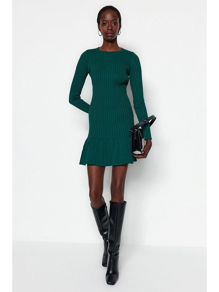 trendyol Sukienka w kolorze zielonym rozmiar: M