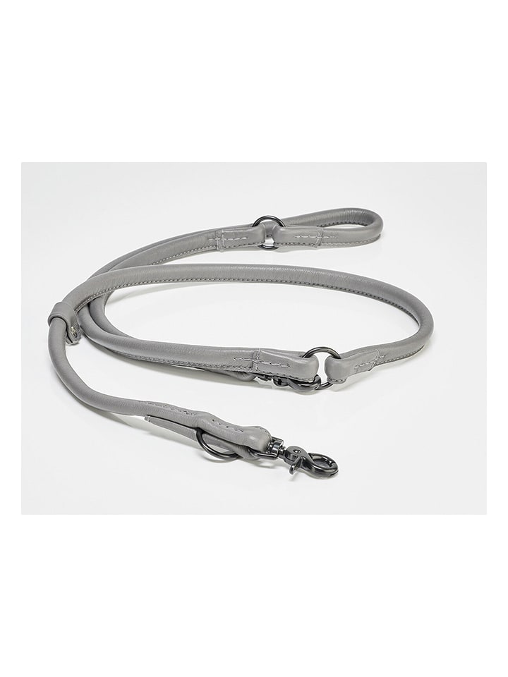 Laboni Skórzana smycz "Amici" w kolorze antracytowym rozmiar: L