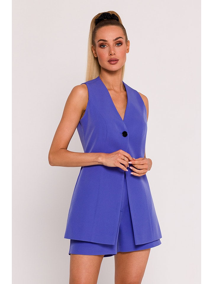 made of emotion Kamizelka w kolorze fioletowym rozmiar: S