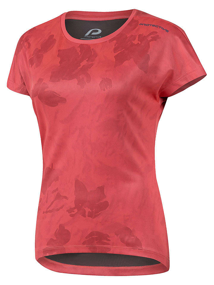 Protective Koszulka kolarska "Clover" w kolorze koralowym rozmiar: 44