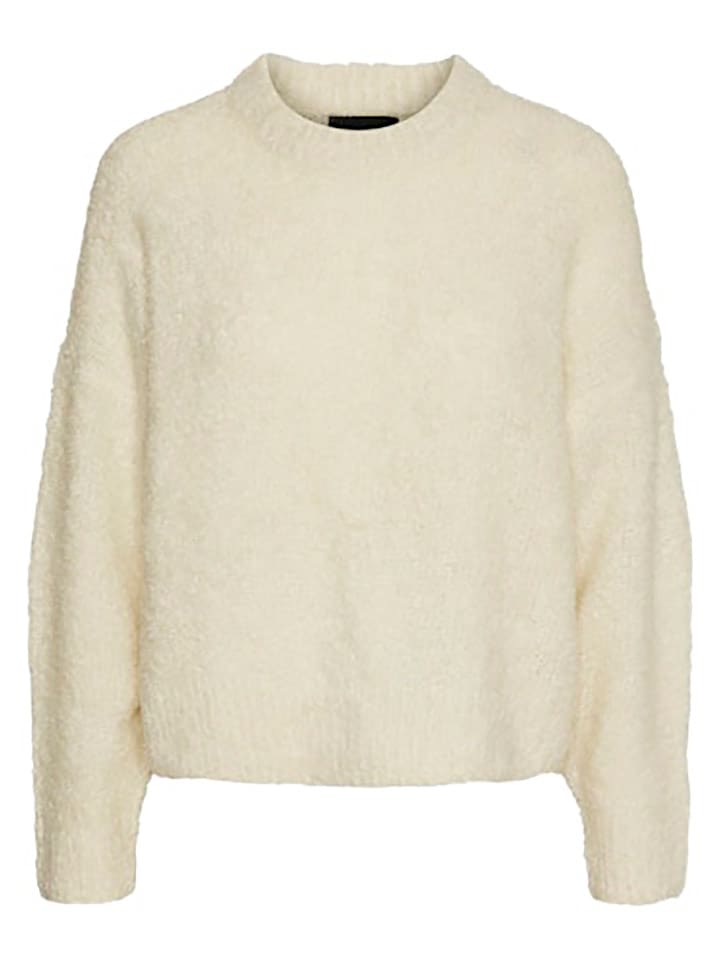 Pieces Sweter w kolorze kremowym rozmiar: L