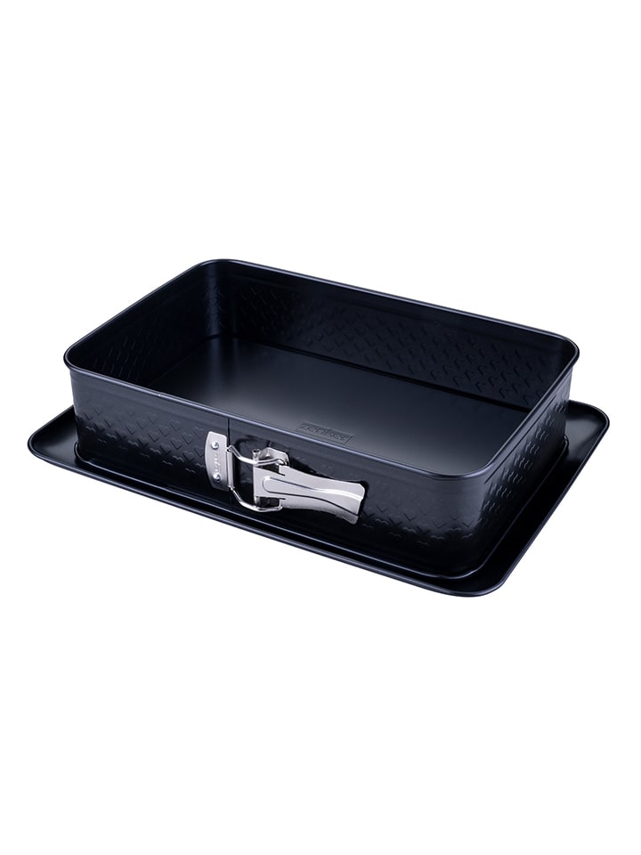 Zenker Prostokątna tortownica w kolorze granatowym - 28 x 18,5 cm rozmiar: onesize