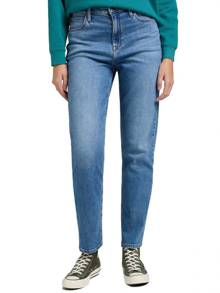 Lee Dżinsy - Tapered fit - w kolorze niebieskim rozmiar: W28/L33