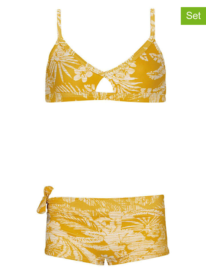 Barts Bikini "Solacy Crop Top" w kolorze biało-żółtym rozmiar: 140