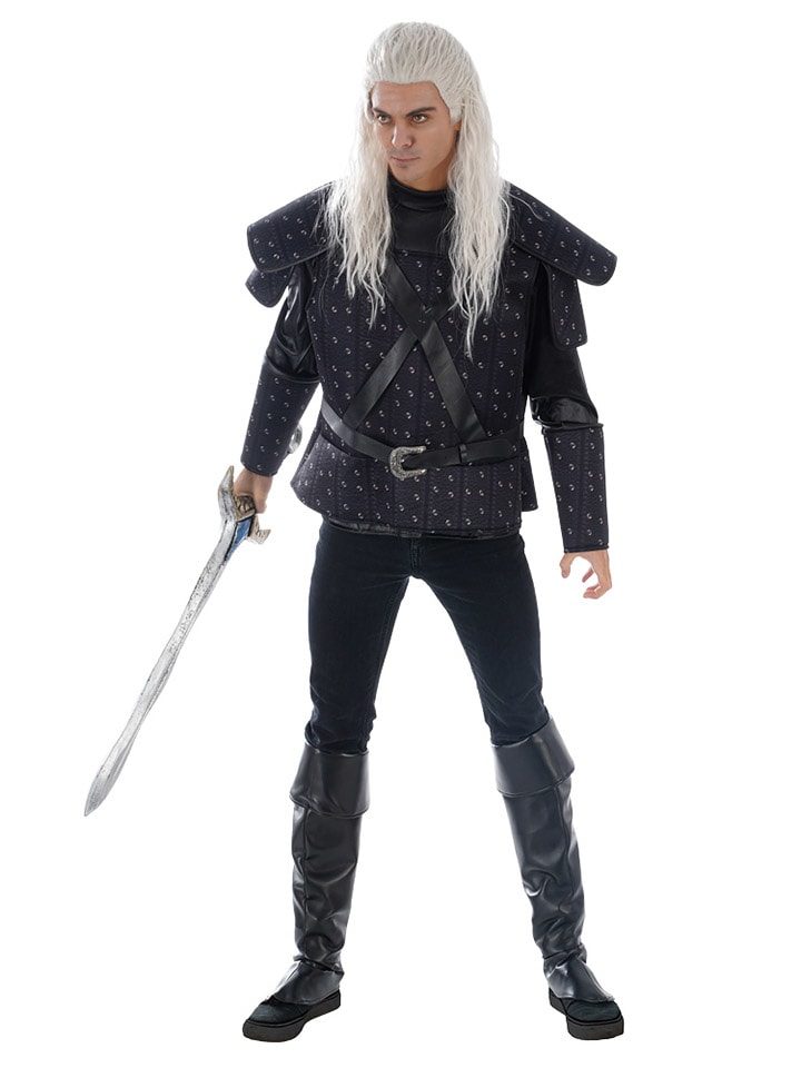 CHAKS 3-częściowy kostium "The Witcher" w kolorze czarnym rozmiar: L/XL