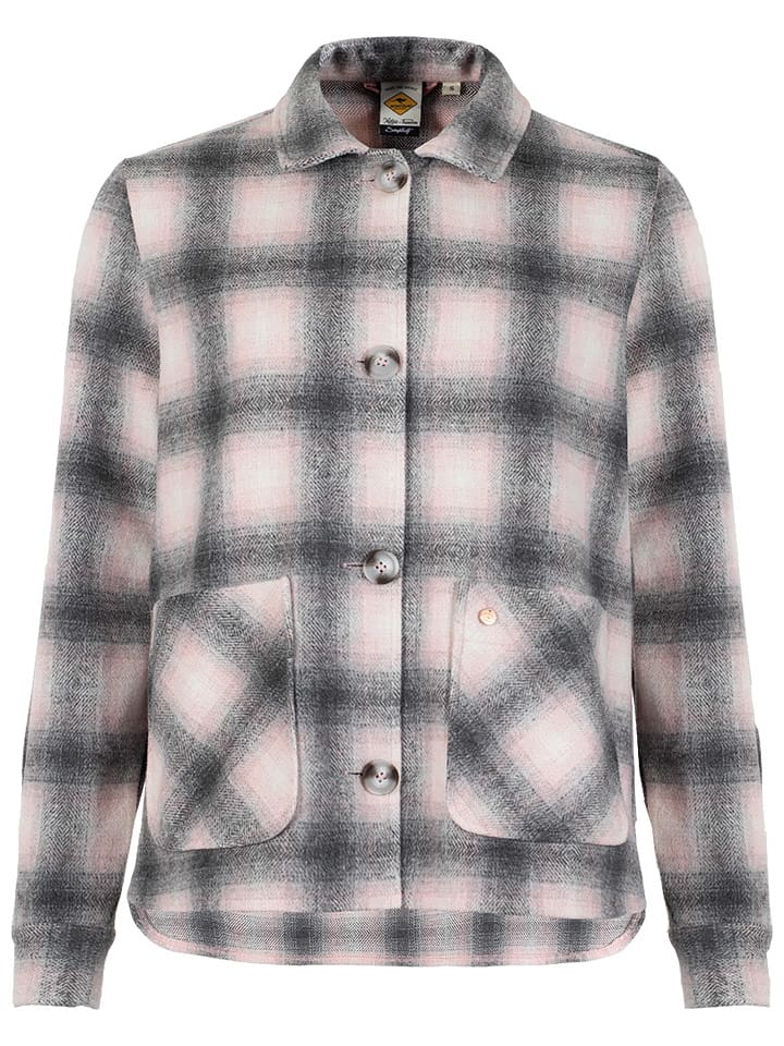 Roadsign Kurtka polarowa w kolorze jasnoróżowo-szarym rozmiar: L