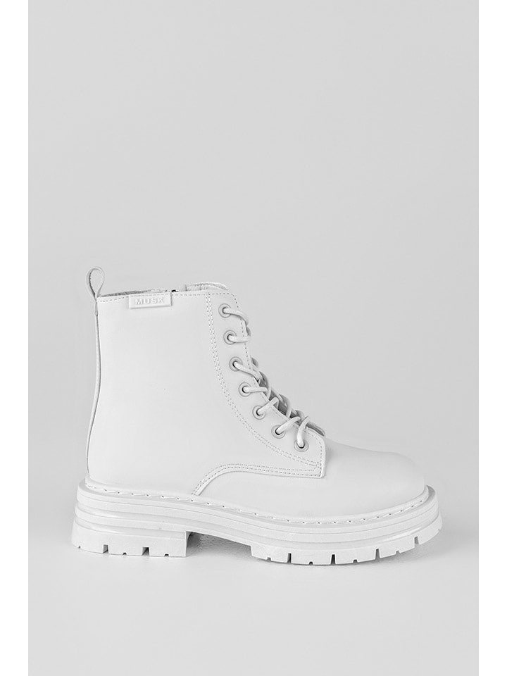 Musk Botki w kolorze kremowym rozmiar: 41