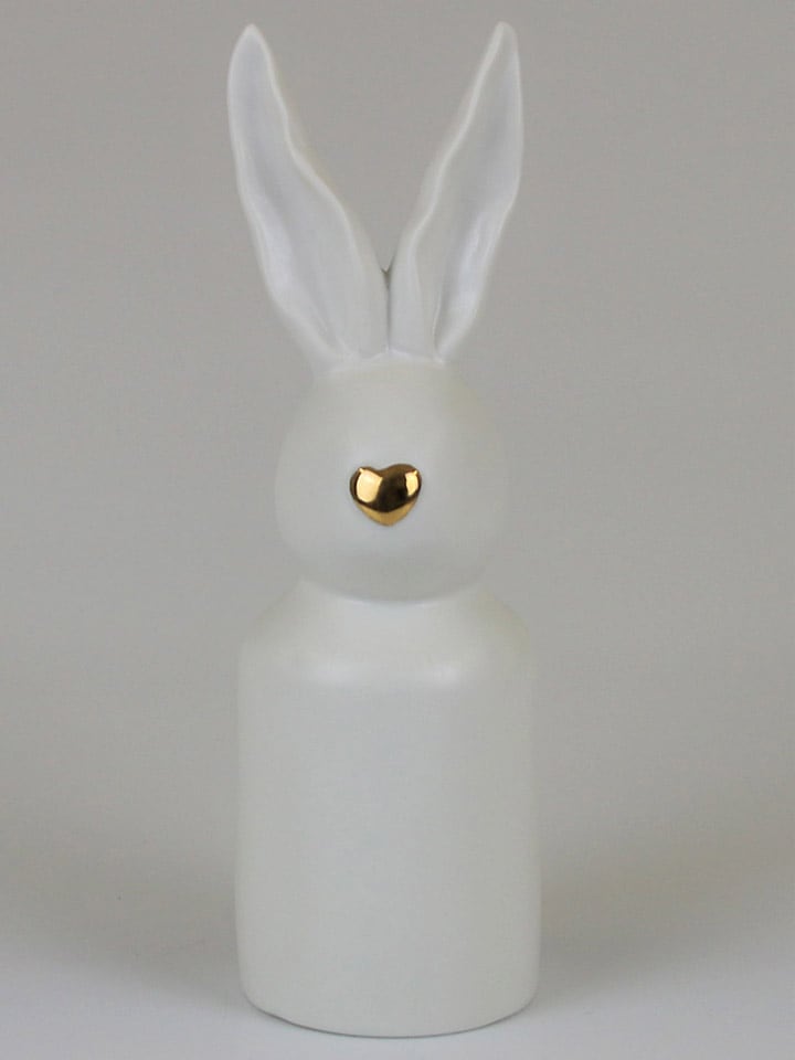 AM Design Figurka dekoracyjna w kolorze białym - 8 x 24,5 x 7,5 cm rozmiar: onesize