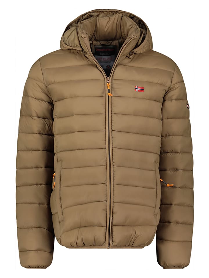 Geographical Norway Kurtka pikowana "Amigolor" w kolorze szarobrązowym rozmiar: 3XL