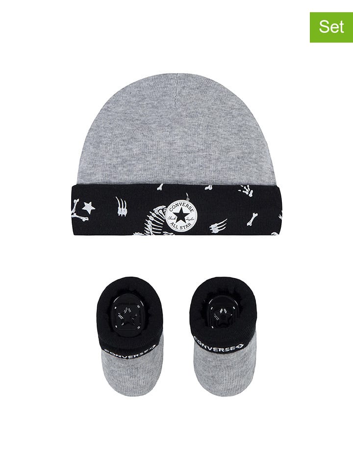 Converse 2-częściowy zestaw w kolorze czarno-szarym rozmiar: 50-68